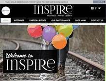 Tablet Screenshot of inspire-event.co.uk
